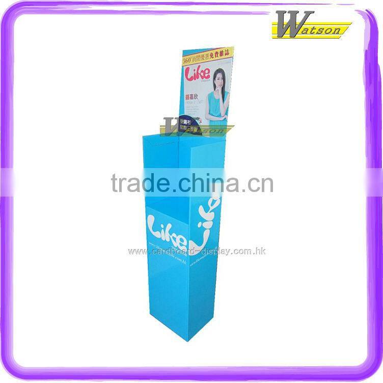 for promotion journal customize retail paper dump bin