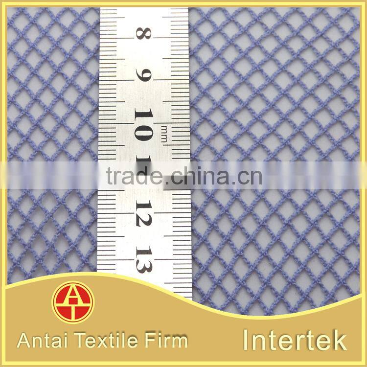 Polyester diamond meshnet fabricrhombus check mesh fabric for girl's casual wear