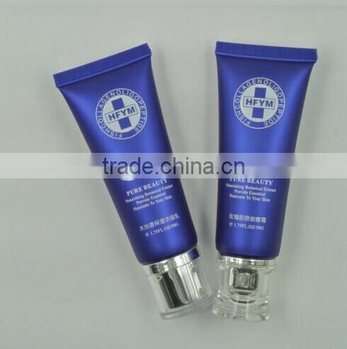 empty tube packaging for 50g face cleanser for luxury brand