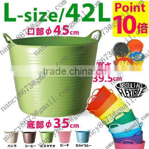 flexible and colorful pe garden tub/plastic garden tub