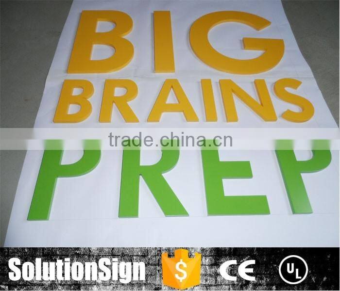 Waterproof outdoor 3d acrylic letter sign