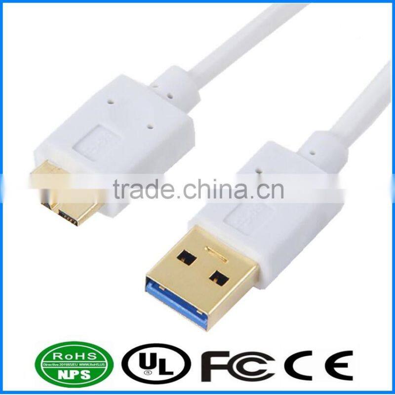 USB3.0 AM To MicroB Cable Gold Plated Connecting Cable Smart Phone Charging Cable Mobile HD Cable