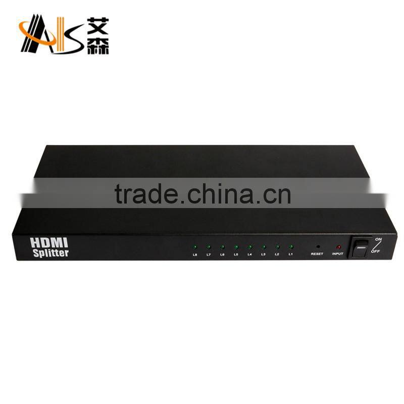 3D hdmi splitter 1.4 1X8