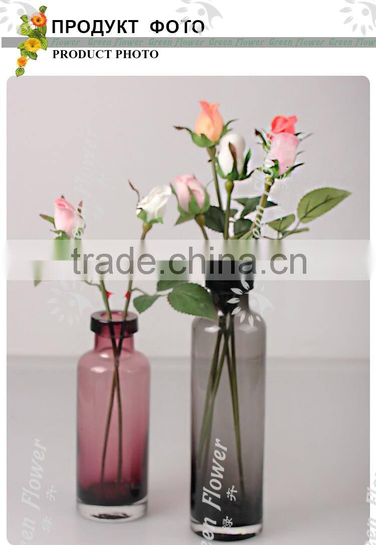 Greenflower 2016 Wholesale handscrafts Real Touch Latex PU China Artificial Flowers Mini Rose for wedding decoration occation