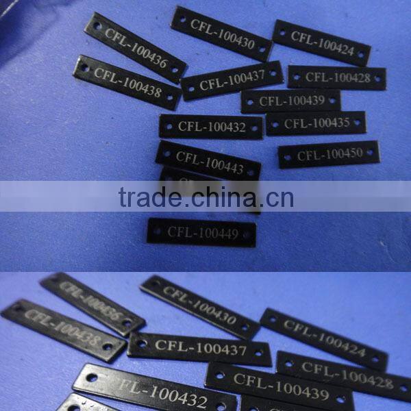 High quality laser number name badges