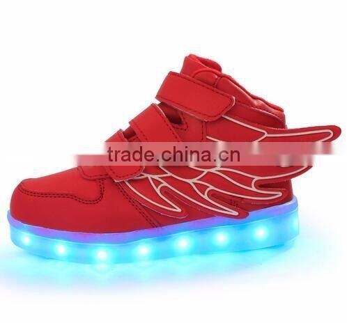 Brand New Kids Girls Boys LED Light Up Sneakers Luminous Casual Flash Usb Charger Led Light Girls Shoes With Led Light