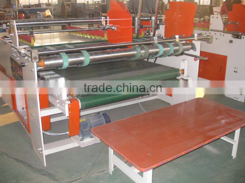 corrugated box folder gluer machine ,high quality carton box folding gluing machinery
