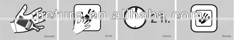 Safe ink keepsake baby girl wood mirror photo frame for birthday souvenirs