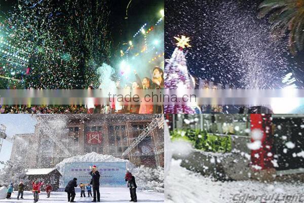 Stage Effect Equipment 1800w stage equipment large snow machine For Wedding Party Dj Party Christmas