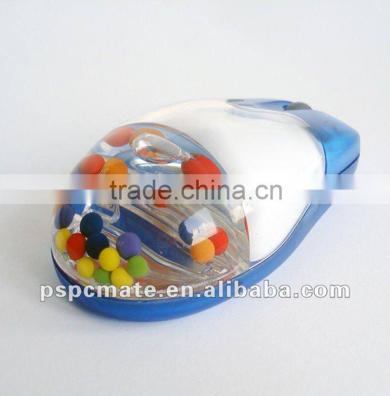 Aqua Mouse with Customized Floater Custom Computer Mouse