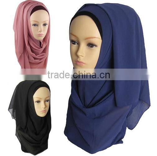 HOT SELLING Beautiful Chiffon Islamic Scarf, fashion Muslim Scarf Hijab/