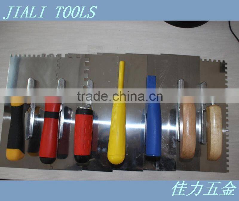 Plastering trowel / stainless steel blade construction tools / PP hand
