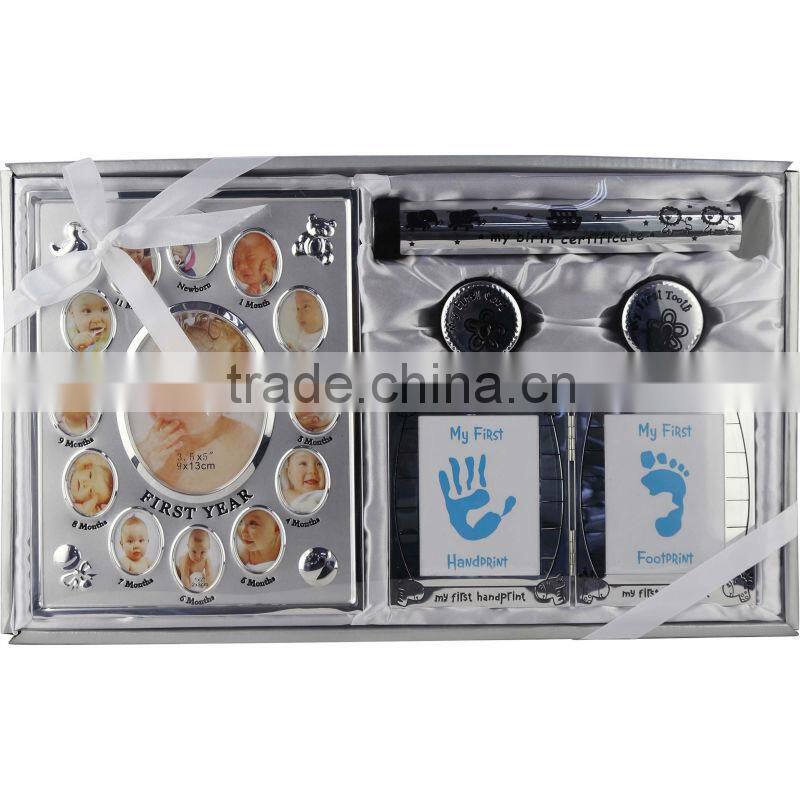 handprint & footprint photo frame gift sets for new born baby ZD88V2B