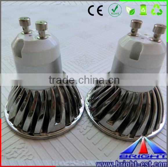 12V DC/AC IP50 spinning aluminum 3w LED light LED spot light