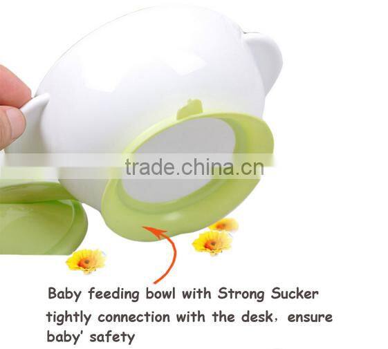 BPA free baby feeding bowl with suction