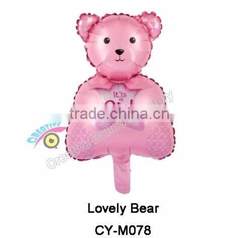 2016New design Baby shower foot shaped foil balloon inflatable helium balloon for party decoration