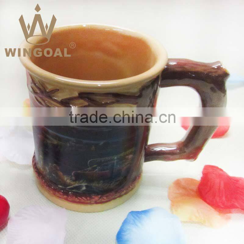 ceramic coffee mug with decal