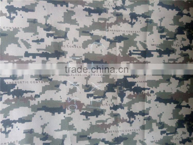 65% Polyester 35% Cotton Twill Fabric for Camouflage Clothing