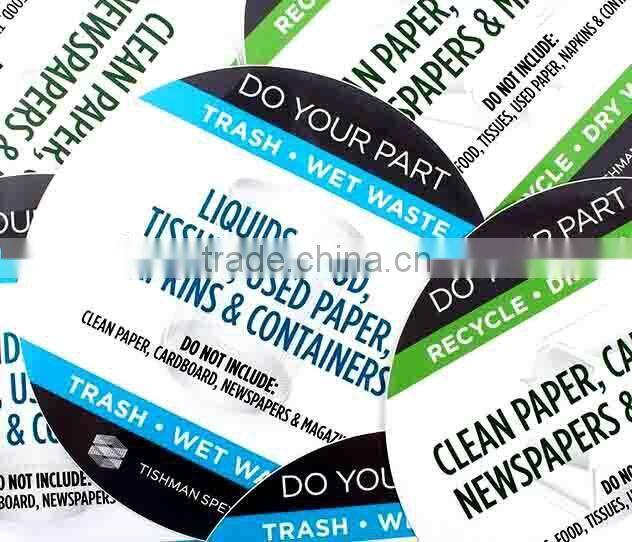 round waterproof stickers on individual sheet (M-A462)