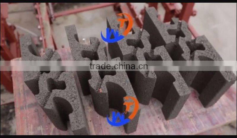 WANTE BRAND QT4-18 Concrete interlocking block brick making machine line from Factory