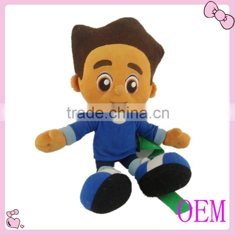 Custom made 3d face plush doll boy & make anime plush doll