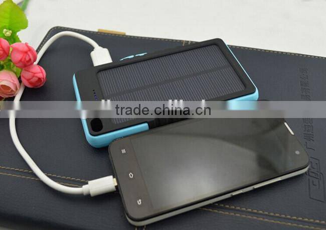 Solar power bank 6000~12000mah power bank solar for iphone samsung ipad ipod from Shenzhen