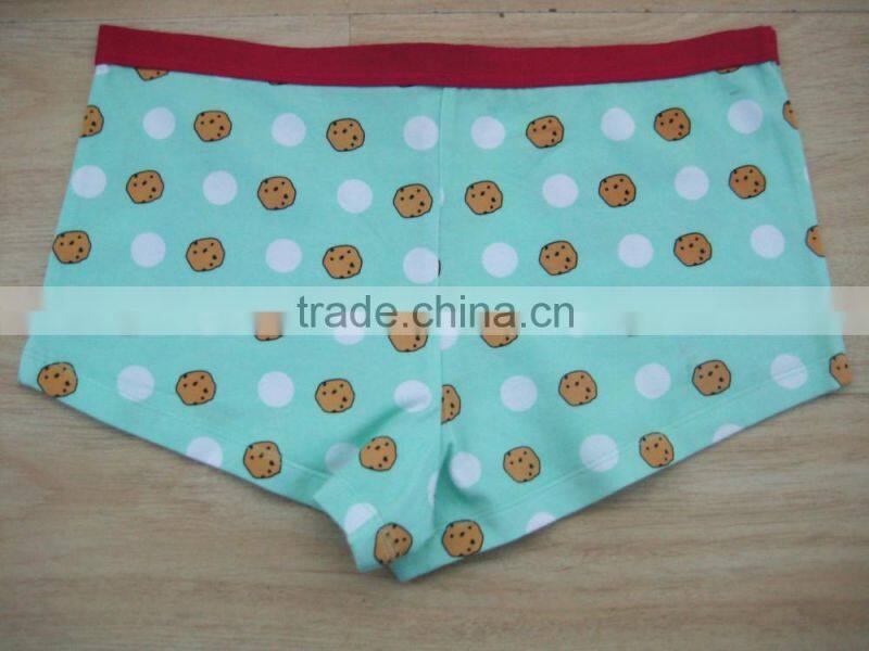 Hot sale briefs underwear with buttons cute dots kids briefs