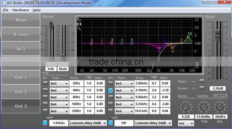 amplifier module for active subwoofer