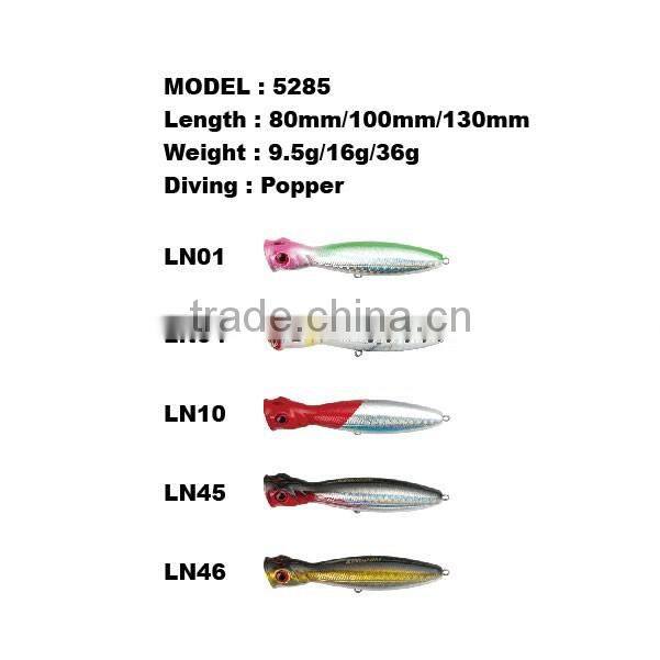 60mm/5g,80mm/9.5g,100mm/16g,130mm/36g Factory Price Largemouth Perch Lure Wholesale