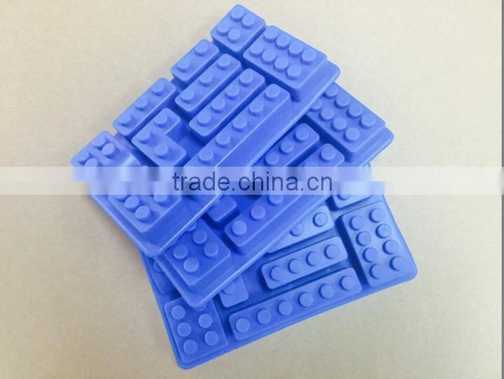 Creative Ice Tray Fruit juice Drink Ice Mold Moudle Block Brick Multicolor Rectangle Shape Cake Chocolate DIY