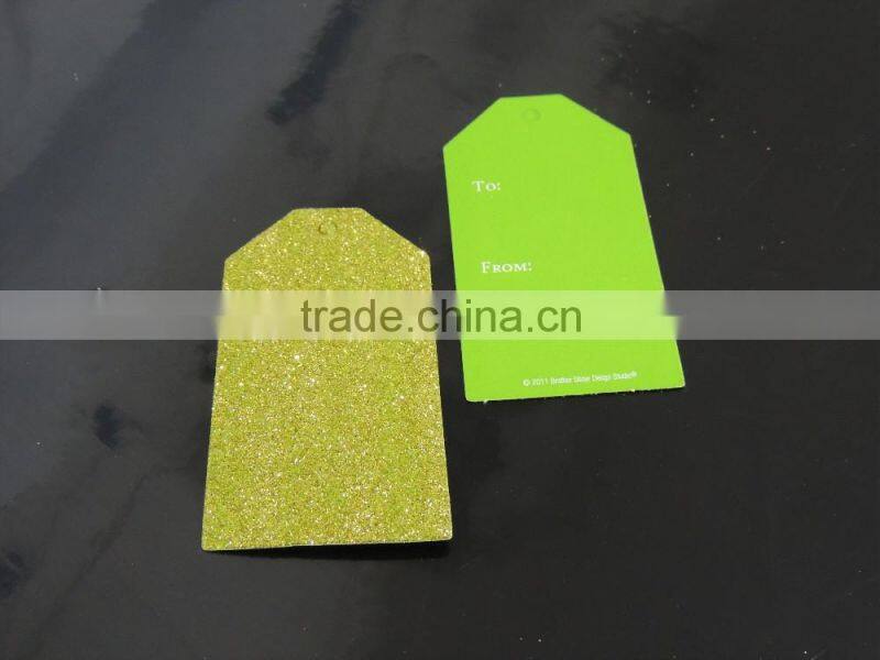 green printed birthday greeting cards with shiny lamination