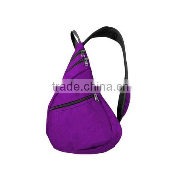 600 denier polyester fabric single strap backpack