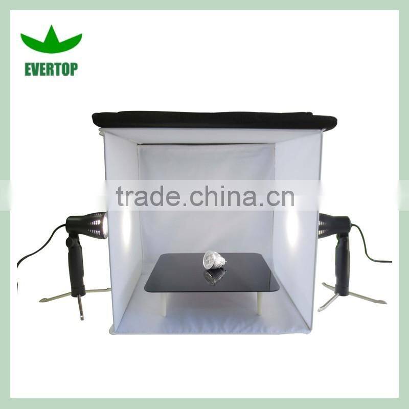 TS-LK01 Studio Lighting Photobox Kit Portable Tripod, Table Light, Backdrop In A 16" Box