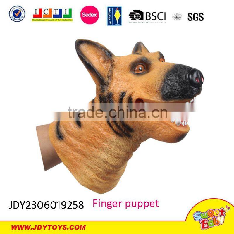 Hot selling Triceratops finger puppet finger toys for the kids