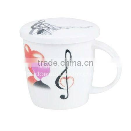 Tea Cup With Handle And Lid