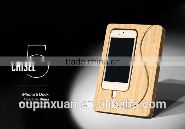 Desk Accessories Storage and Tidy Phone Stand Handmade bamboo phone Holder