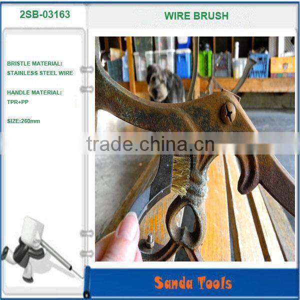 TRP+PP handle Shoe Handle Wire Brush