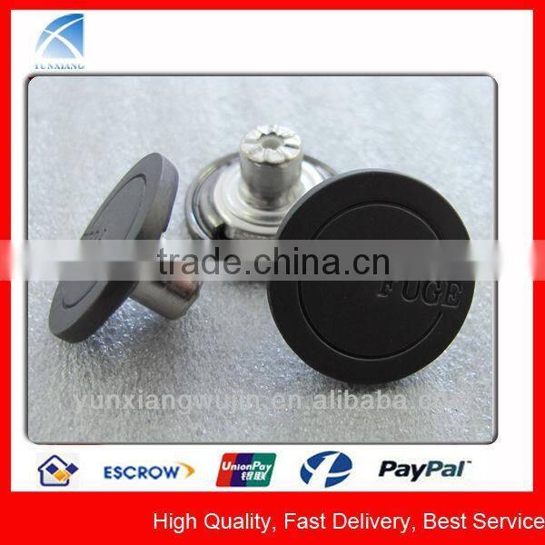 YX2366 Custom Metal Flat Shank Buttons for Jeans