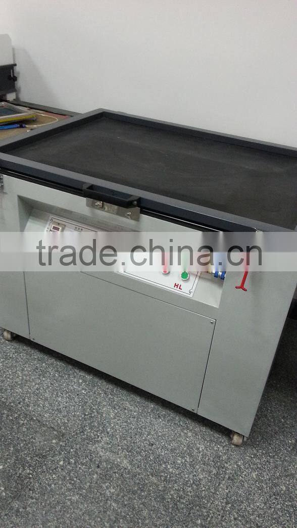 Large vacuum UV exposure machine for making screen printing plate