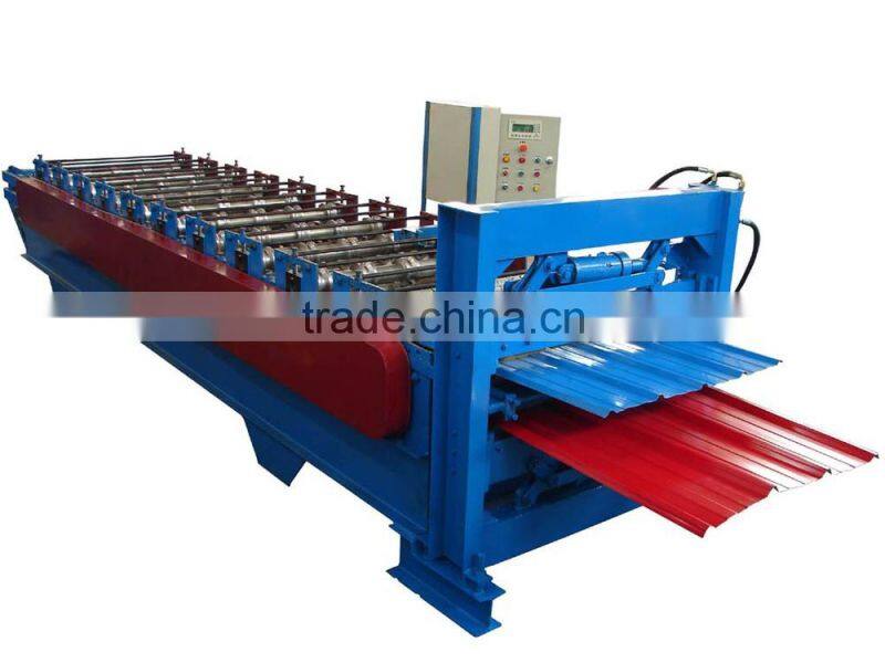 double layer ibr aluminum metal panel roof stepping machine