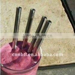 Stainless steel frozen drink straw