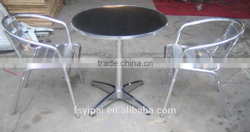 cheap round stainless steel dining table YT1