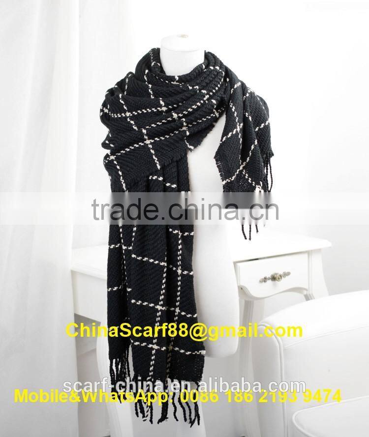 Wholesale winter wool blend scarf