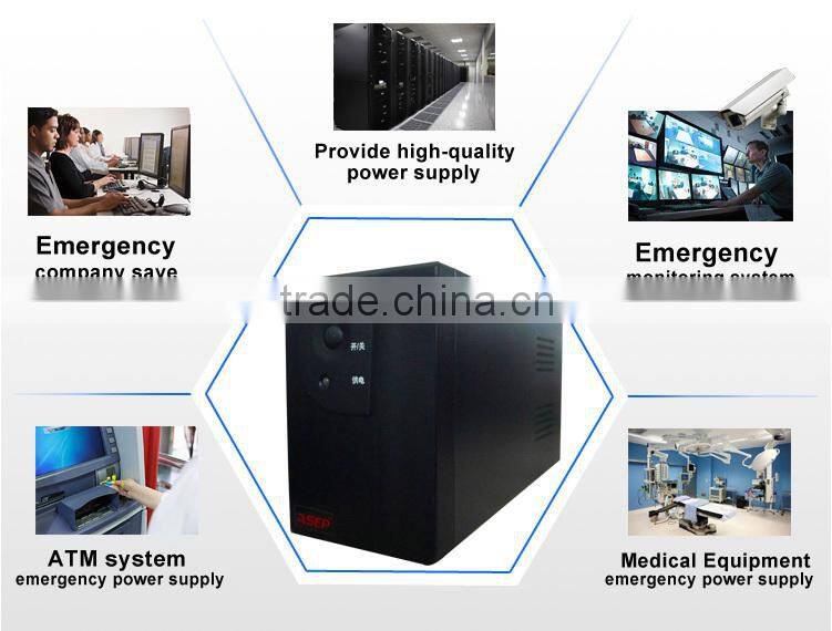 Computer power supply 1000VA offline UPS with AVR, uninterruptible power system