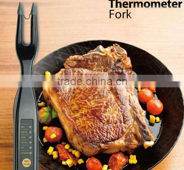BBQ Barbecue Fork Digital Meat Thermometer Turkey Thermometer