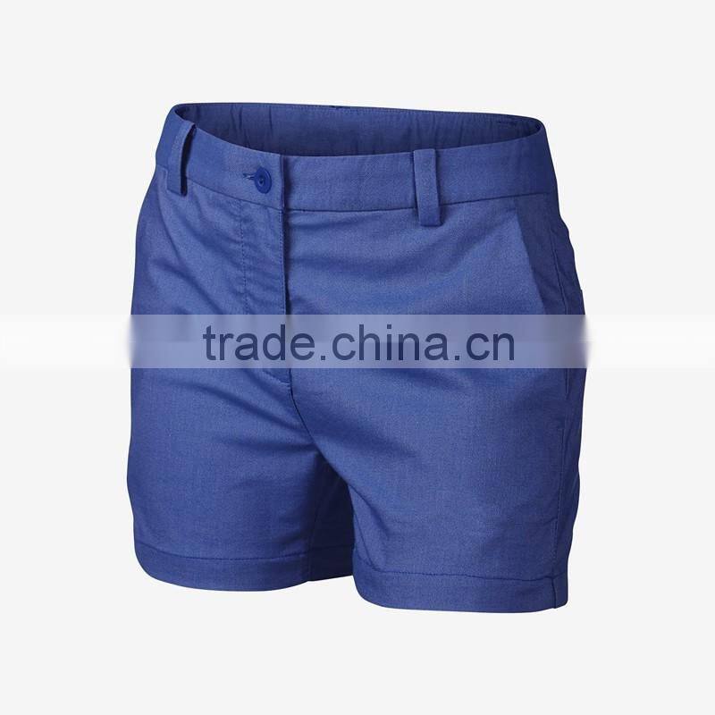 High Quality Custom Slim Fit Dry Fit Girls Golf Shorts Sports and Leisure Short Pants Wholesale