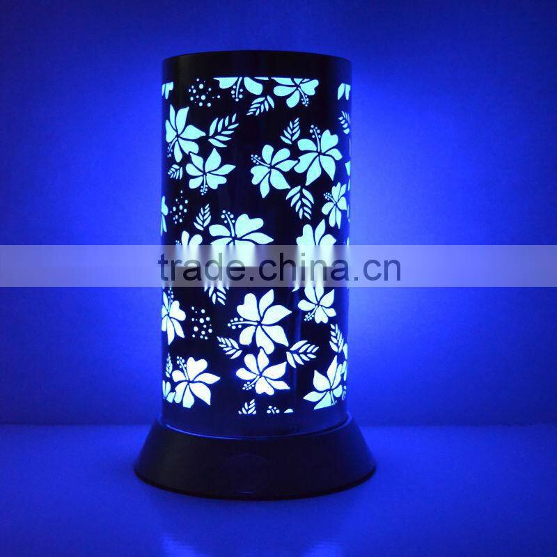 Battery Operated LED color changing touch light for decoration