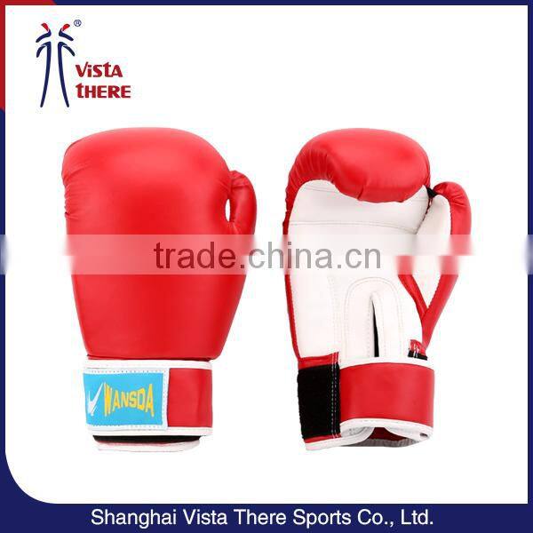 Custom logo vintage design your own leather kick boxing gloves