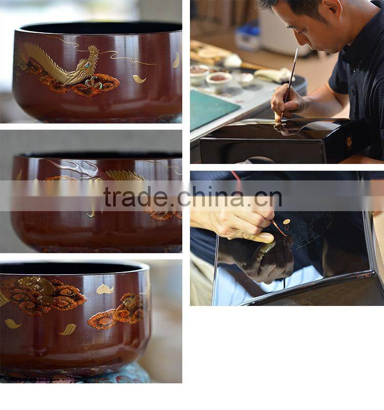 Dragon design Orin singing bowl for musical instruments