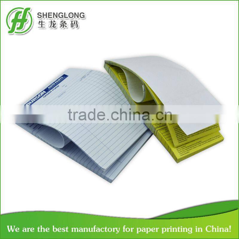 Carbonless Forms or NCR Printing Receipt Book